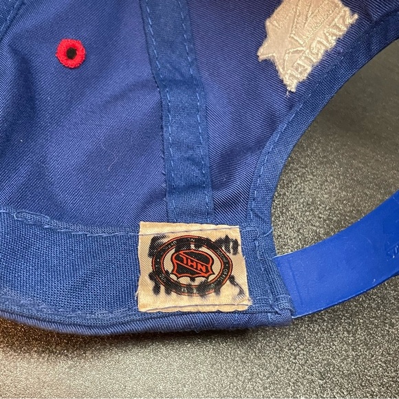 Vintage 90s Starter Quebec Nordiques Official NHL Hockey SnapBack Hat - Picture 13 of 14